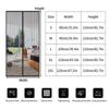 No Punching Magnetic Screen Door Curtain Anti Mosquito Insect Fly Bug Automatic Closing Household Ventilation Door Curtain 1 Set
