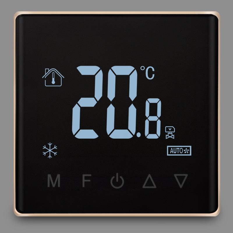 Умный термостат для кондиционера и панель дистанционного управления фанкойлом Tuya Zigbee WiFi