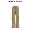 UR Women's Plaid Cargo Wide-Leg Pants
