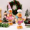 Extendable Colorful Gingerbreads Man Colorful Gingerbreads Man Christmas Window Doll Ornament for Holiday Decoration