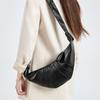 Fashionable Sheepskin Bag Crossbody Bag Women's Versatile Commuter Croissant Bag New Trendy Niche Design Shoulder Bag