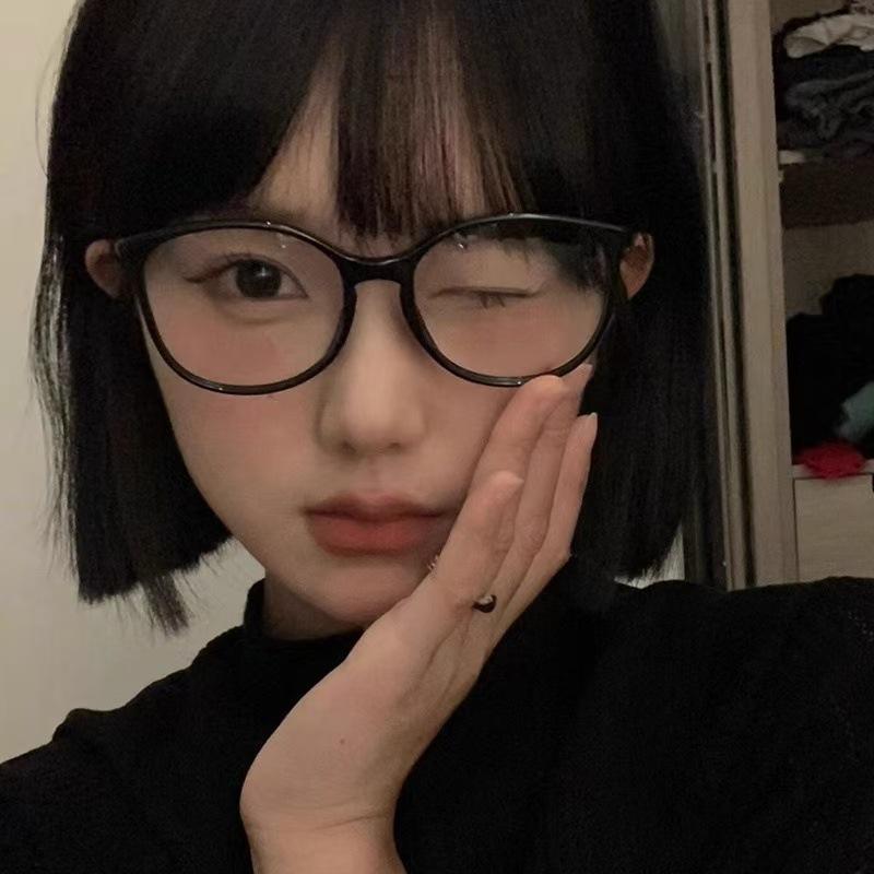 Ретро-очки с круглой оправой, мужские и женские артефакты без макияжа, квадратное круглое лицо, большое лицо, близорукость, тонкая оправа, партия оправ для очков с защитой от радиации