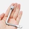 Metric L Shaped Angled Triangle Socket Wrench Zinc Alloy Double Head Elbow Wrench for Elevator Mechanic Repair Tool