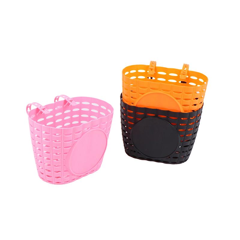 Передний руль водонепроницаемый задний велосипед корзина пластиковый велосипед корзина с ремешком для крепления для мальчиков и девочек велосипед пластиковая корзина