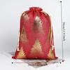 5pcs/lot Multi-color Christmas Drawstring Storage Bag  Candy Jewelry Toy Presents
