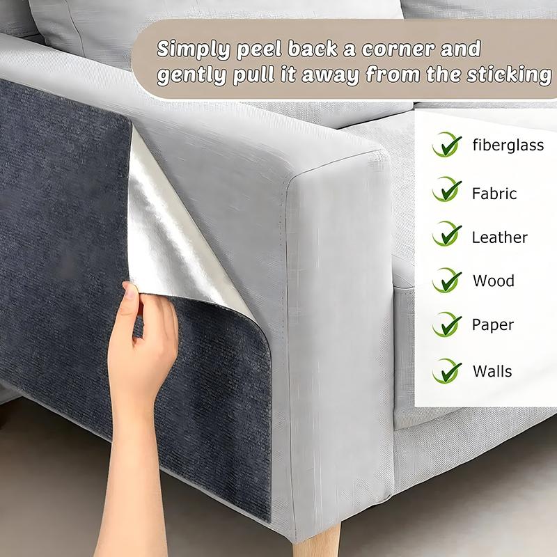 Коврик для защиты от когтей кошек, самоклеящийся коврик для ковров, антицарапающий коврик для кошек, мебель, диван, уголок, внутренний диван, настенный протектор