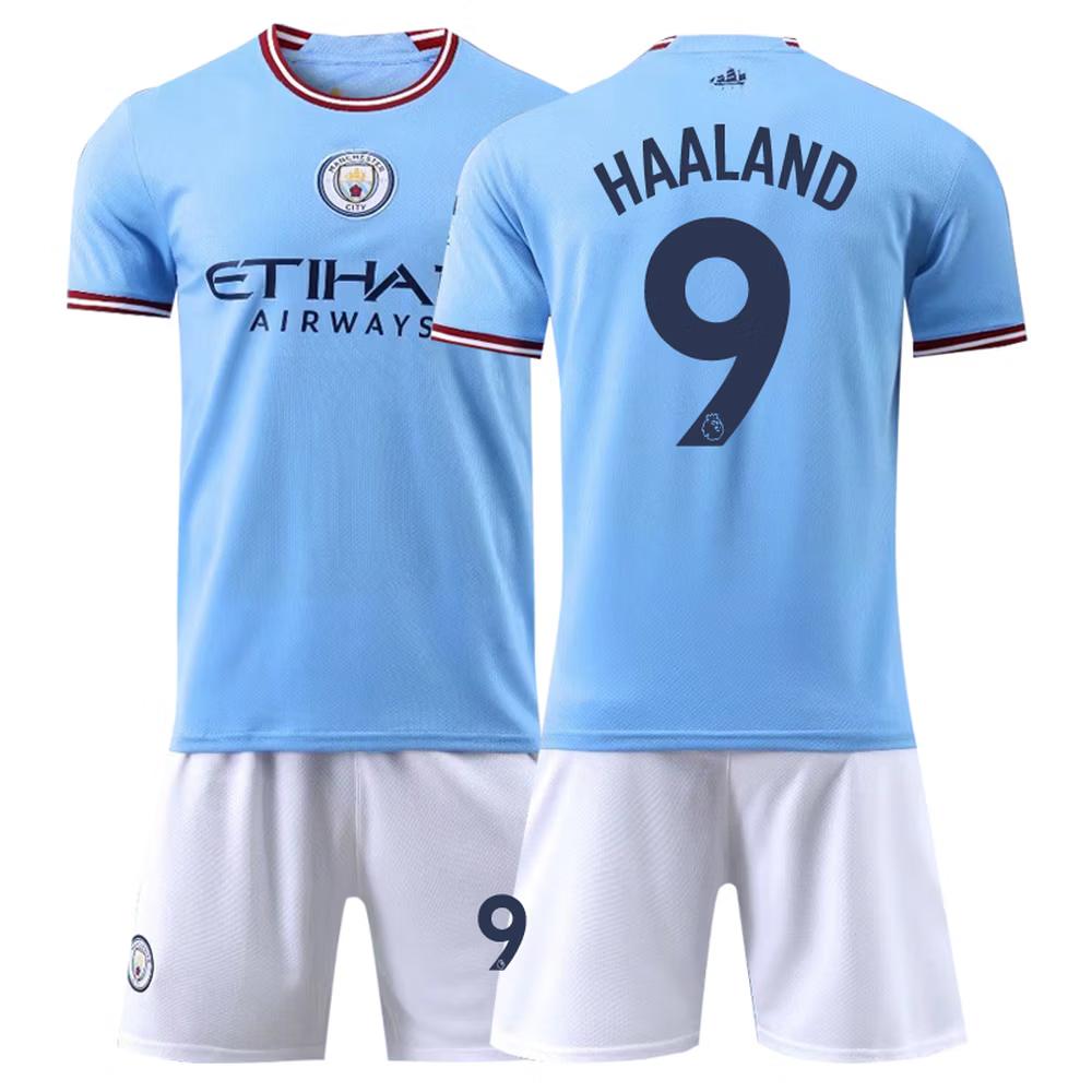 2022-2023 Man City Home Jersey No.9 Haaland