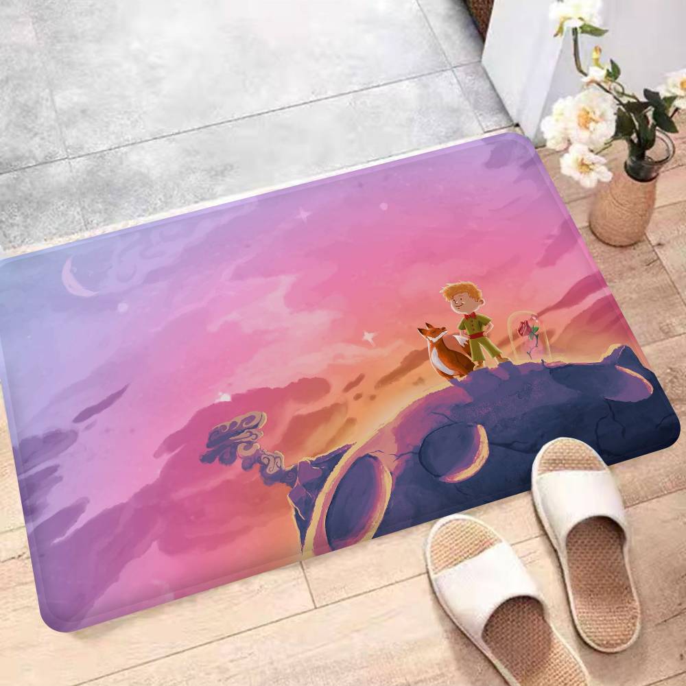 Литературные произведения Маленький П-Принц Коврик для ванной Скандинавский стиль Домашний придверный коврик Коврики для ванной-туалета Коврик для спальни