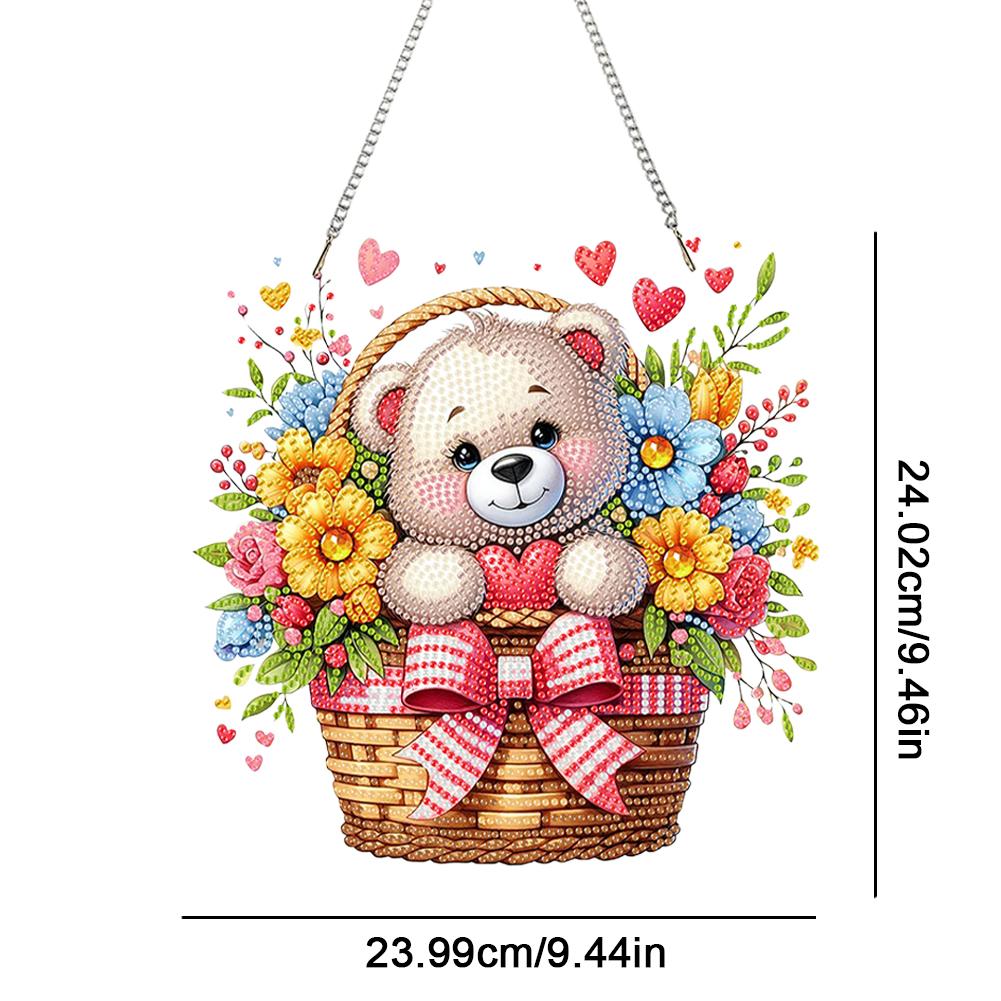 Акриловый 2D/Плоский Набор для алмазной вышивки своими руками из страз Алмазная живопись Подвески для окон Подвеска в виде алмазной картины Домашний настенный декор Поделки