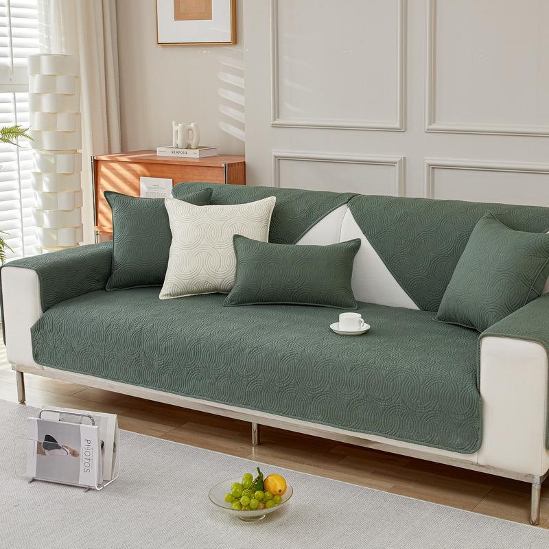 Universal High-Density Cotton Sofa Seat Cushion In Autumn And Winter, Non-Slip And Dustproof, Simple And Light Luxury Sofa Cover Cover Cloth Towel