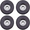 4PCS Black Foot Pad Rubber Vibration Pads Bumper for Compressors Generators Pressure Washers