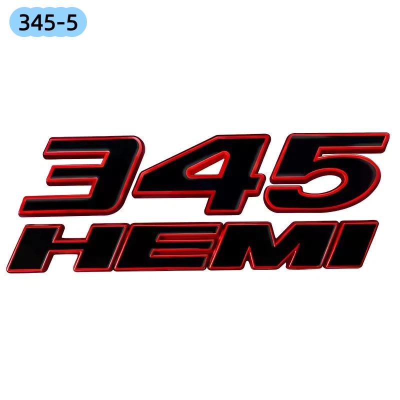 3D Металл 345 392 HEMI Эмблема Декор Наклейки Для D-odg-e Ram 1500 C-aliber Nitro C-aravan A-venger Dart C-hallenger Аксессуары