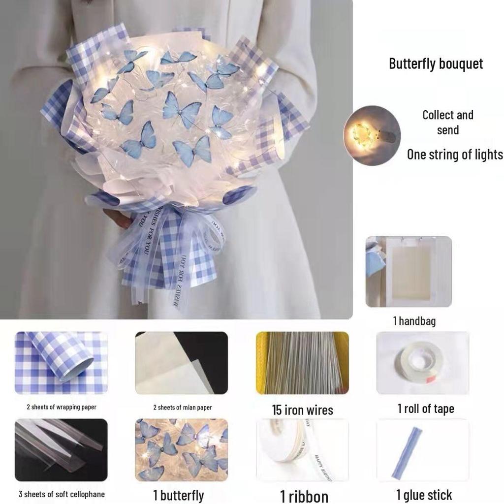 DIY Butterfly Bouquet Kit - Ideal Birthday or Valentine's Gift for Her