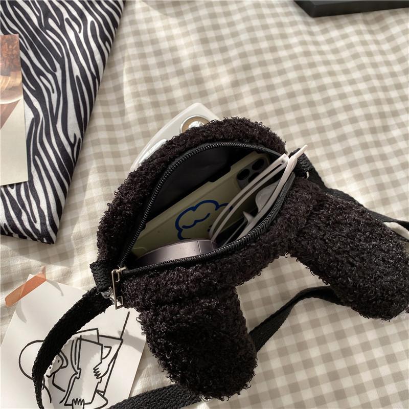 Женская мультяшная плюшевая сумка через плечо для женщин сумка через плечо сумка-кошелек хороший подарок