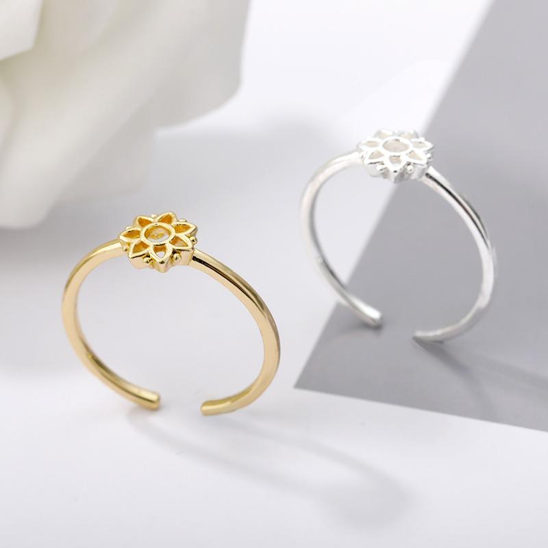 Стильное и простое кольцо с цирконом в форме сердца, золотое кольцо-индикатор любви с солнцем и луной, женская ювелирная личность