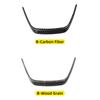 Для Toyota Highlander XU70 2020 2024 2024 2024 Гибридный ABS карбоновый руль автомобиля кнопки панель крышка отделка наклейка аксессуары