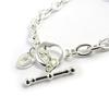 [L9561] - Silver 'Love' Designer Bracelet