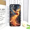 Роскошный чехол для телефона с узором «Перо Феникса и Пламя» для iPhone 17 16 12 11 14 Plus 13 14 15 Pro Max 12 13 Mini X XS MAX XR Мягкий чехол