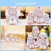 Plush Rural Rabbit Toy With Cute Floral Dress For Kids Fun And Gift Pp Cotton