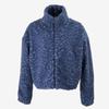 Short thickened imitation rabbit fur jacket women's imitation fur fur zipper autumn and winter warm long sleeves loose fashion versatile