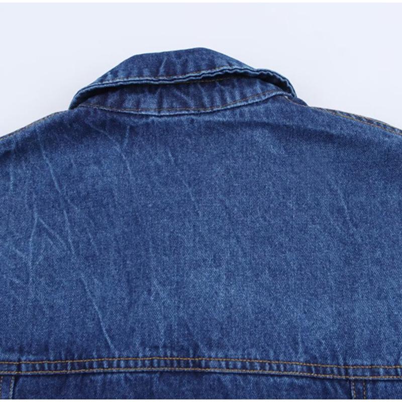 Fashion Loose Blue Denim Women Shirts 2025 Vintage Lapel Long Sleeve Blouse Elegant Classic Top Female Clothing Spring New
