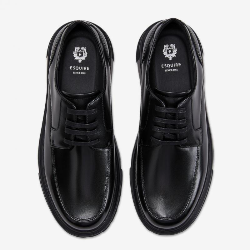 ESquire Men S Comfort Urban Clipper Stitched dreSS Derby Black