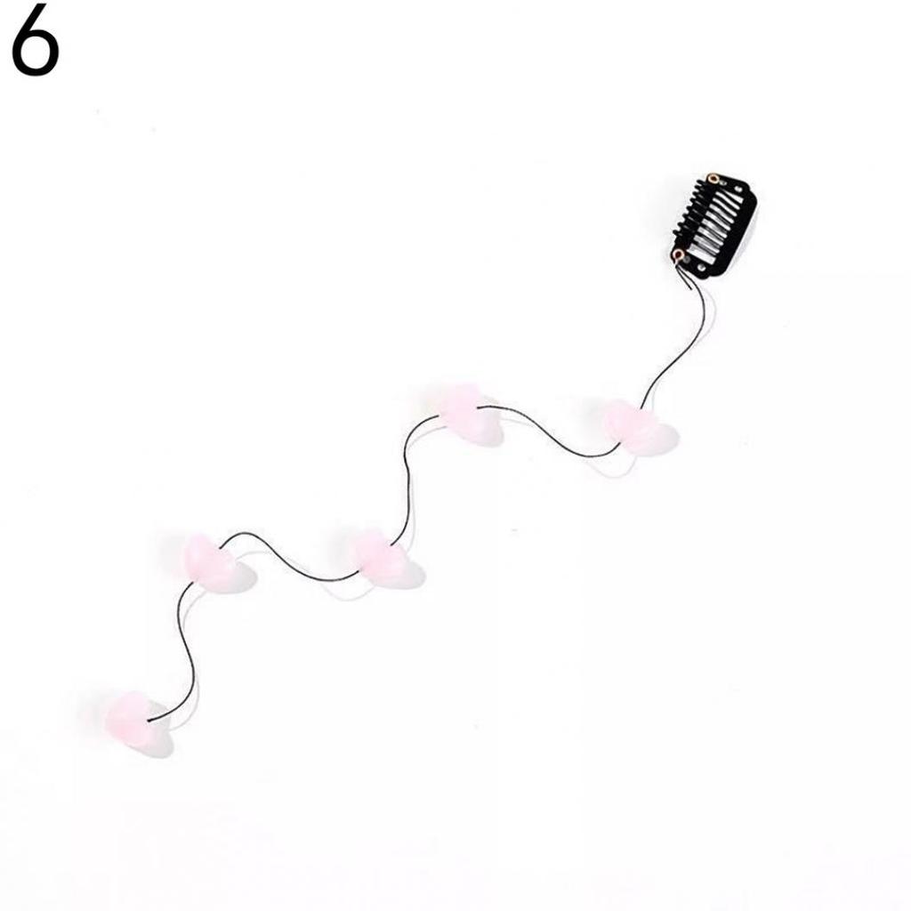 Сладкая любовь сердце цветок длинная заколка для волос с кисточками женская упрощенная заколка для волос расческа