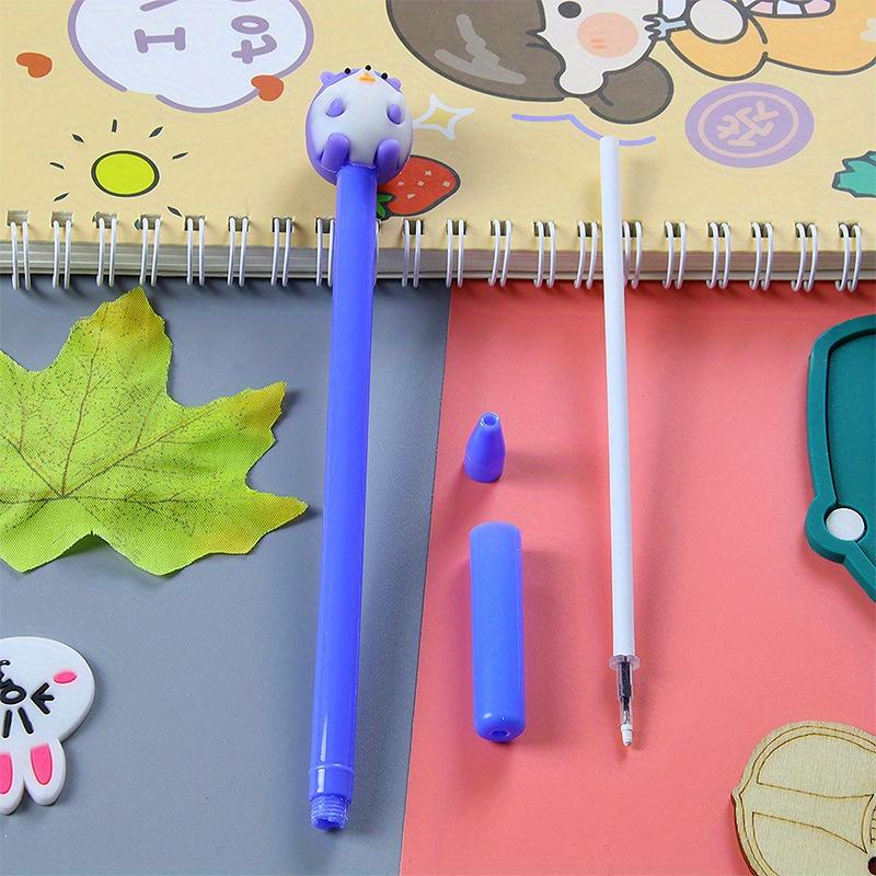 10pcs 0.5mm Cute Hamster Gel Pen Cartoon Gel Pen Creative Learning Stationery Water-based Pen Prize Gift