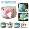 Cartoon Tissue Box Cute Short Plush Tissue Boxes Bracket Armrest Car Car Decorations Seat Car Auto Box Tissue Holder Back R0X8
