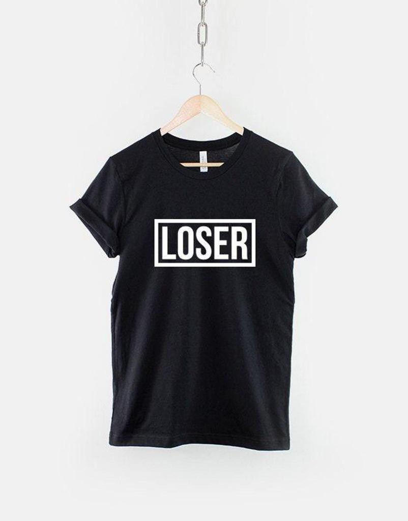 Loser Slogan Shirt, Bold Girls Tee, Urban Streetwear, Cotton