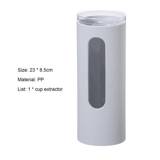 Disposable Cup Dispenser Space-saving Large Capacity Hygienic Smooth Surface Paper Cup Rack for Refrigerator