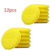 12 шт. Губка для детейлинга автомобиля, аппликатор из пеноматериала высокой плотности, круглая полировальная, протирочная, чистящая щетка для автомойки