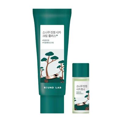 Успокаивающий крем с центеллой азиатской (Pine Calming Cica Cream Plus) 60 мл, специальный набор (+ Тоник 20 мл)