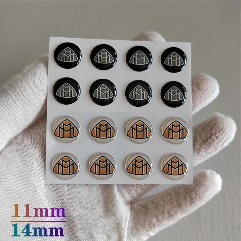 Car Key Maybach Emblem Auto Control Keychain Sticker Accessories For Mercedes Benz AMG Brabus Smart W204 GLC CLA GLK W205 W203 qt1