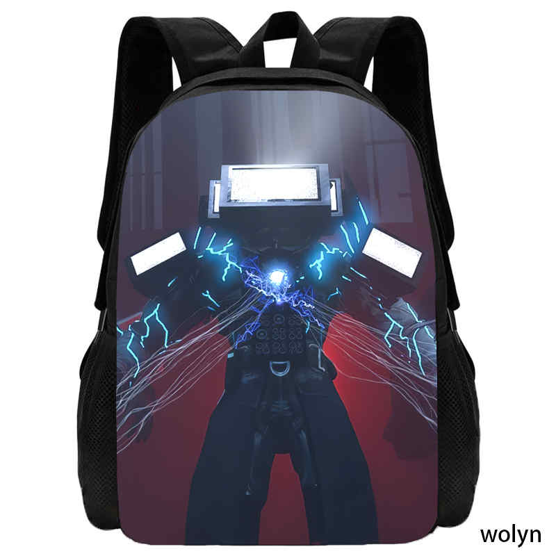 Новинка Skibidi Туалет Рюкзак Titan Speakerman Детские сумки Мальчик Школьная сумка для детей Рюкзак Аниме Дорожный рюкзак