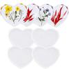 Placemat Silicone Heart Shaped Cup Mats Coaster Mold Pad Clay Tools Tray Mould Resin Casting Mold