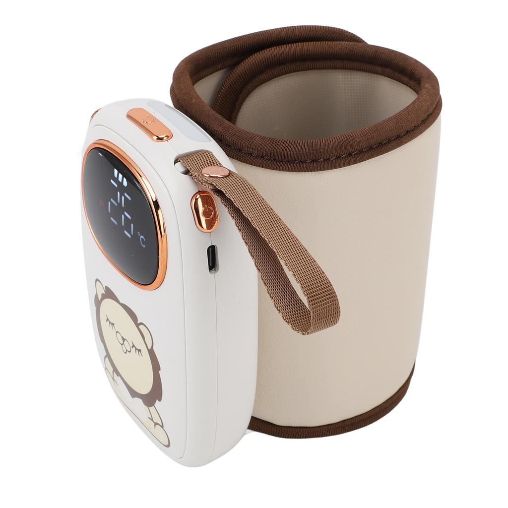 Baby Bottle Warmer Constant Temperature Portable Milk Bottle Heating Sleeve for Travel USB Charging