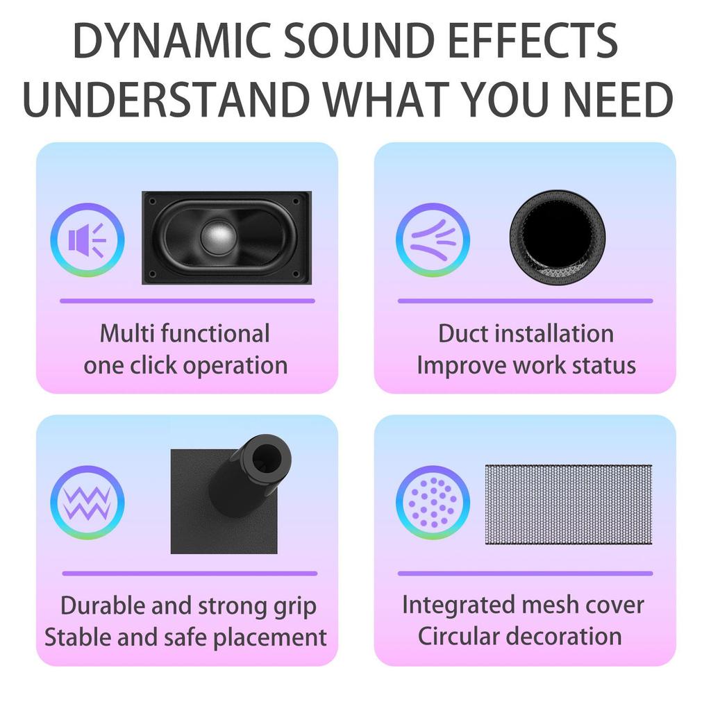 Bluetooth Soundbar Проводной стерео домашний кинотеатр с объемным звучанием, телевизионная система с дистанционным управлением, RGB-световое шоу, динамический стереодинамик с мощным звуком