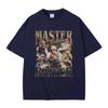 Master Baiter Fish Fishing Funny Meme T Shirts Men Women Casual Vintage Cotton Short Sleeve Oversized T-shirts Streetwear Unisex