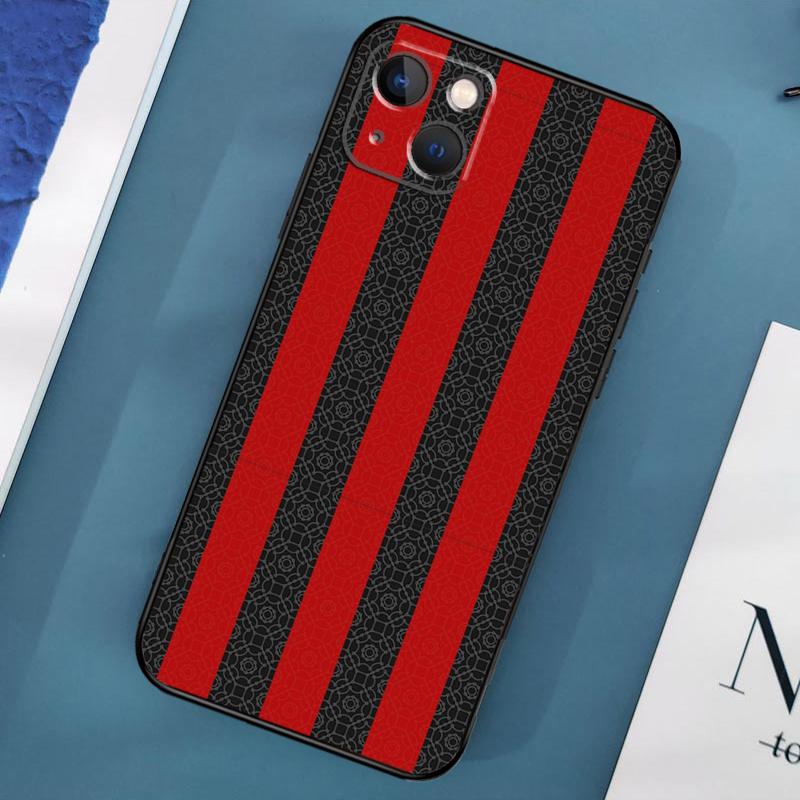 Стильный полосатый чехол в миланском стиле для iPhone 16 15 13 12 11 14 Pro Max Mini X XR XS MAX Plus Задняя крышка