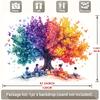 1 piece of the "All Seasons Reading Tree" party banner - Vibrant multi-color polyester fiber seasonal decoration
