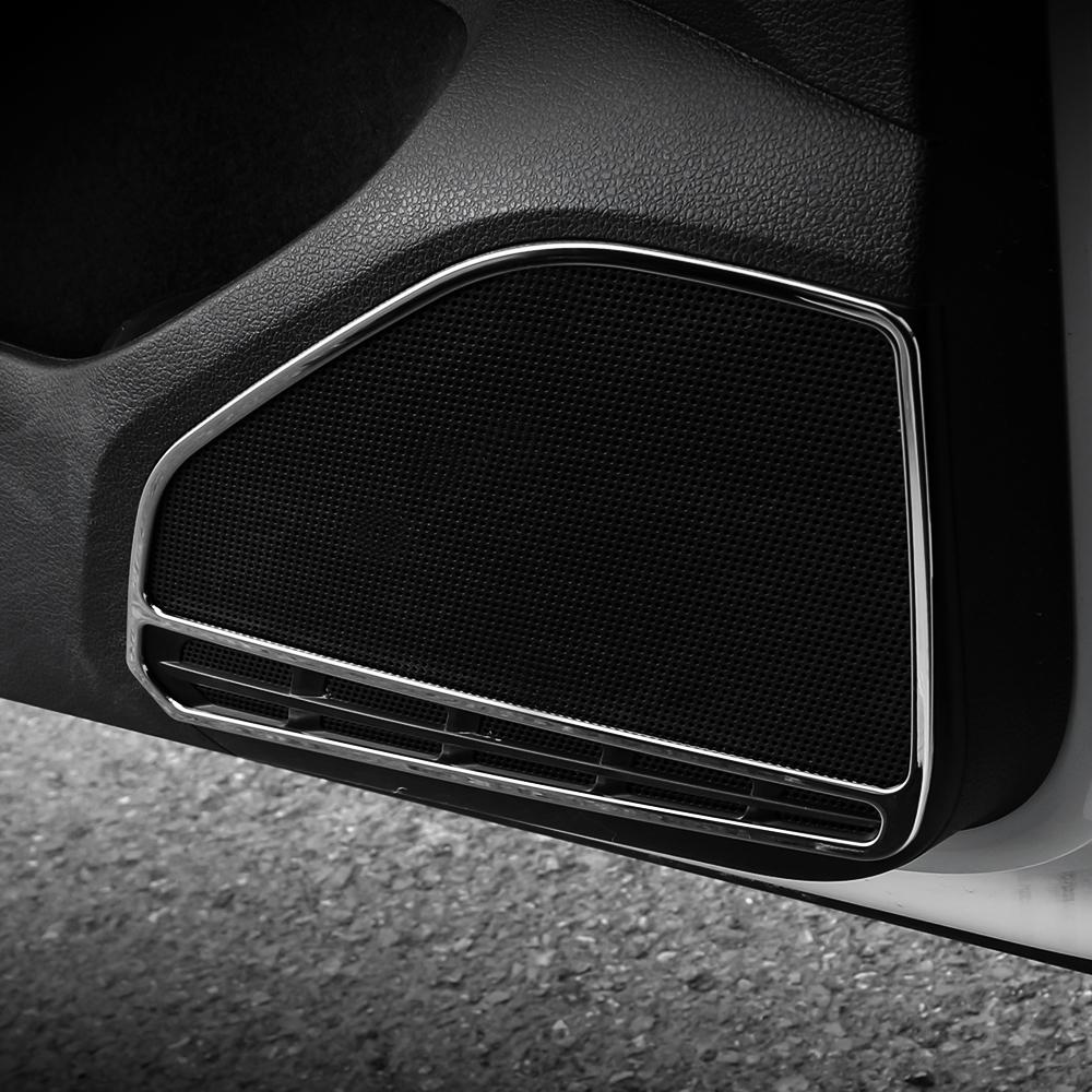 Аудионаклейка на дверную колонку автомобиля для Volkswagen Golf 7 MK7 7.5 MK7.5 2013 - 2019 4 шт. Декоративные аксессуары для крышки динамика