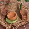 Basket Simulation Bamboo Basket Simulation Furniture Decoration Dollhouse Miniature Collection