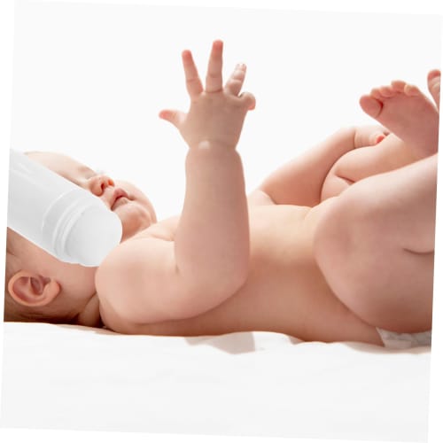 2-Piece Generic Powder Puff Box, Travel-Size Baby Powder Container, Secret Tin, Clean, Portable Powder Puff Bottle, White Plastic, for Powder Storage