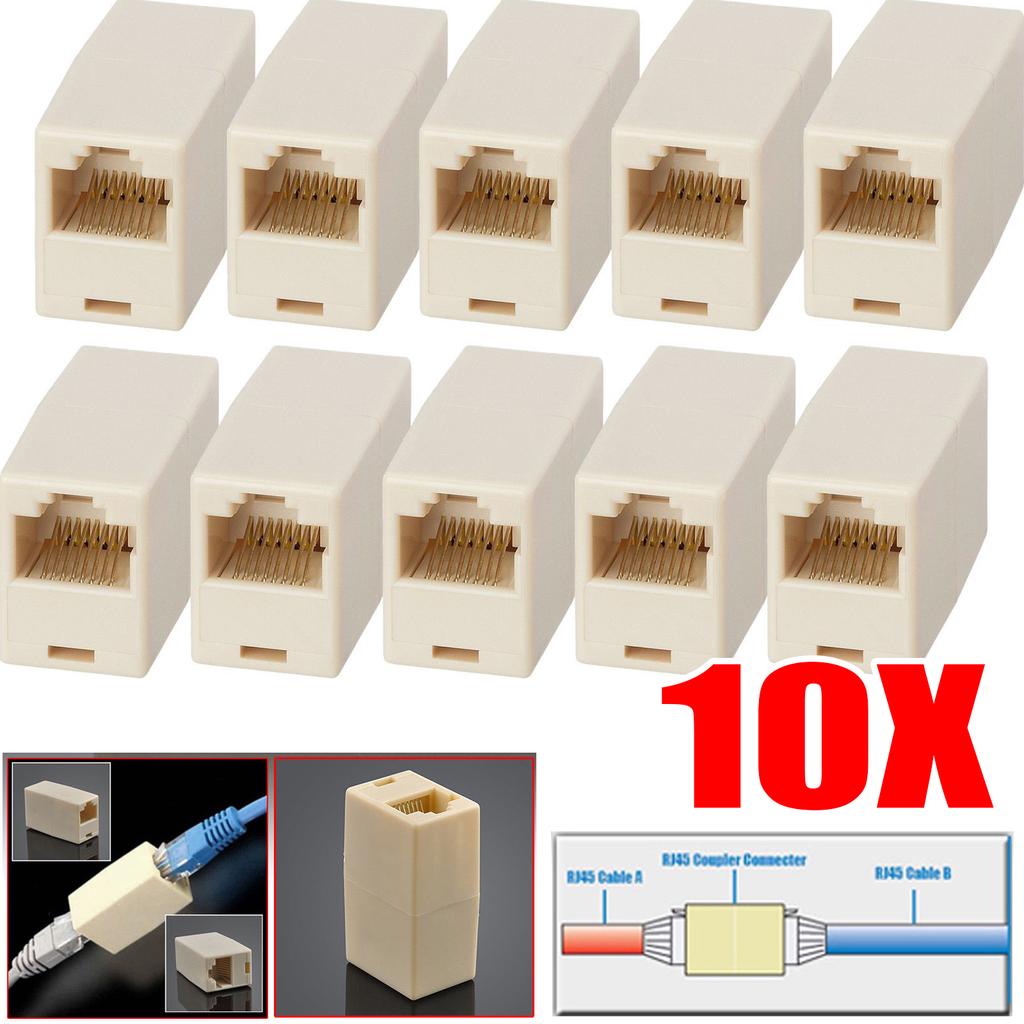 Удлинительный соединительный соединитель RJ45 Cat5e Широкополосный сетевой кабель Ethernet