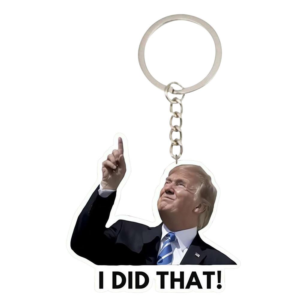 Flag Keychain Bring Back United States Keychain Fun Keychain Key Pendant Key Ring