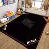 Stylish T-TAMA Drum Print Carpet for Home Decor Carpet for Music Enthusiasts Unique Rug for Jazz or Electronic Drum-Themed Decor