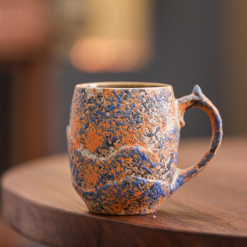 Керамическая кофейная чашка в скандинавском стиле, для послеобеденного чая, для американского латте, для латте, чашка-цветок, креативная кружка, бытовая чашка