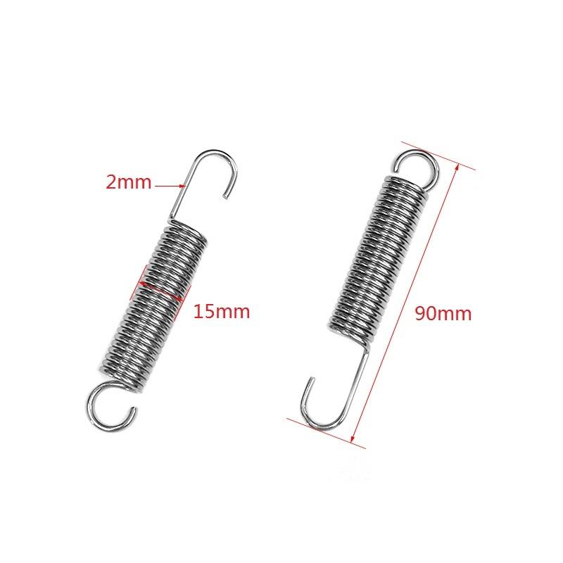2mm Wire Diameter 90mm Length Tension Spring 2Pcs Heavy Duty Pruning Shears Spare Spring Garden Scissors Replacement Accessories
