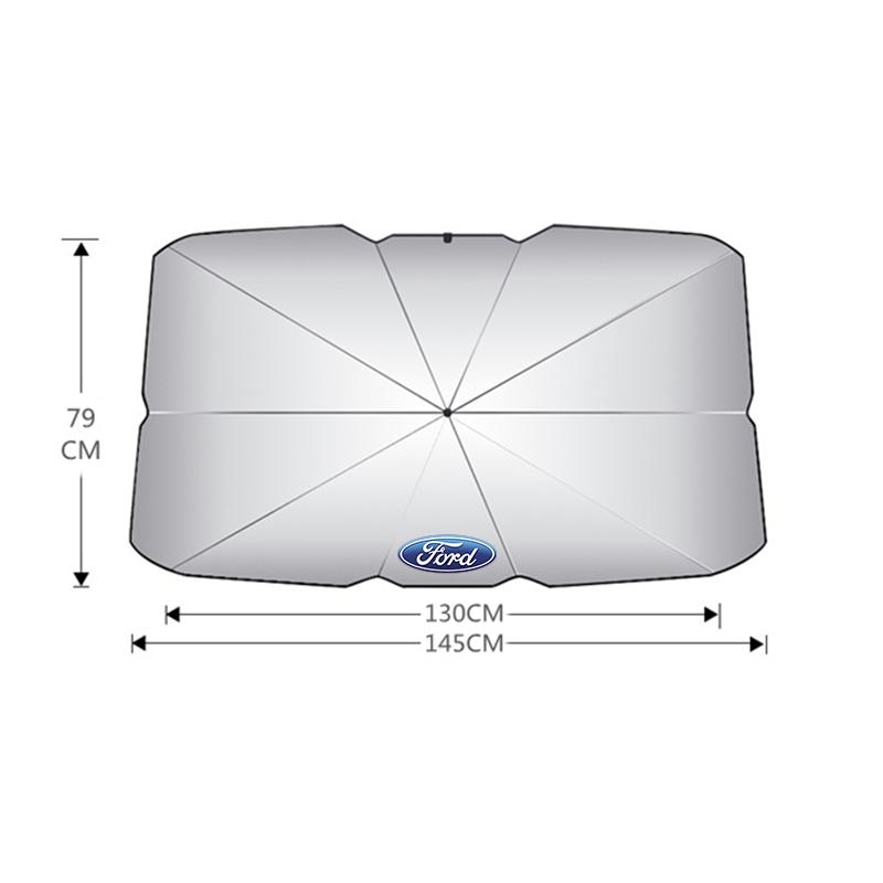 Car Sunshade Umbrella Car Front Window Sunshade Cover For Fords 2 3 4 5 MK 2 6 7 Ranger Fiesta Kuga Mondeo Fusion Taurus CVX1